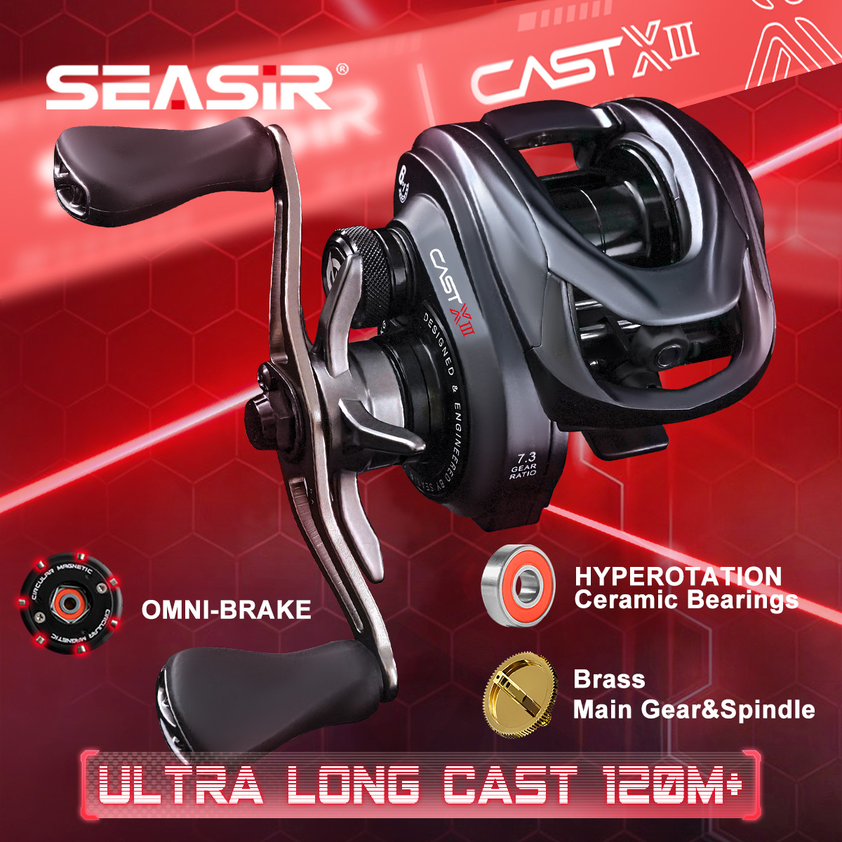 SEASIR CAST-X3 Baitcasting Ree - Abu Garcia Reel Max review and price