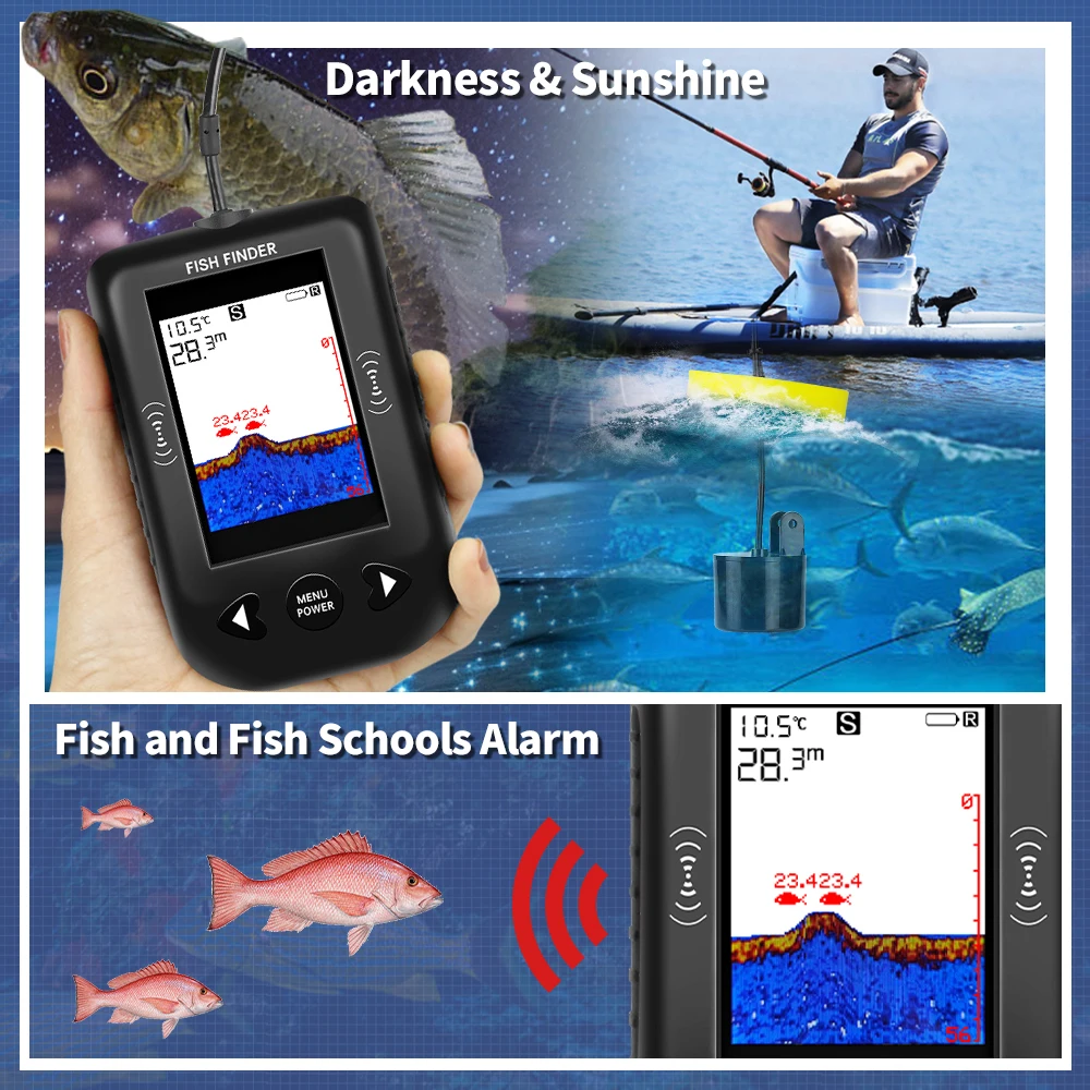 Erchang XF03 Fish Finders 45 D - Fish Finder Transducer review and price
