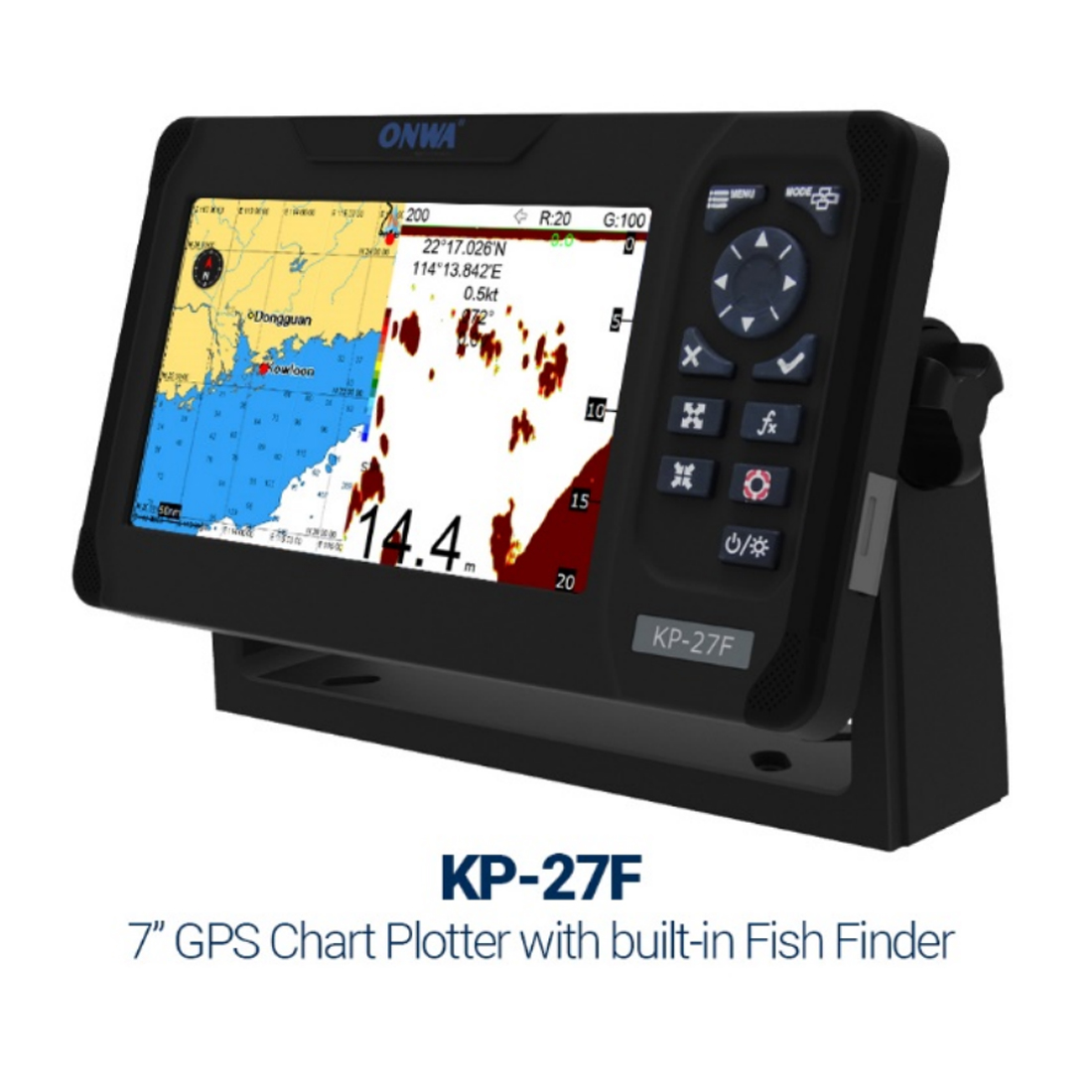 ONWA KP-27F 7-inch Marine GPS  - Fish Finder Gps review and price